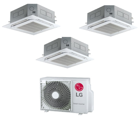 lg condizionatore a cassetta trial split lg standard 9912 btu con mu3r19 r 32 wi fi optional con pannello