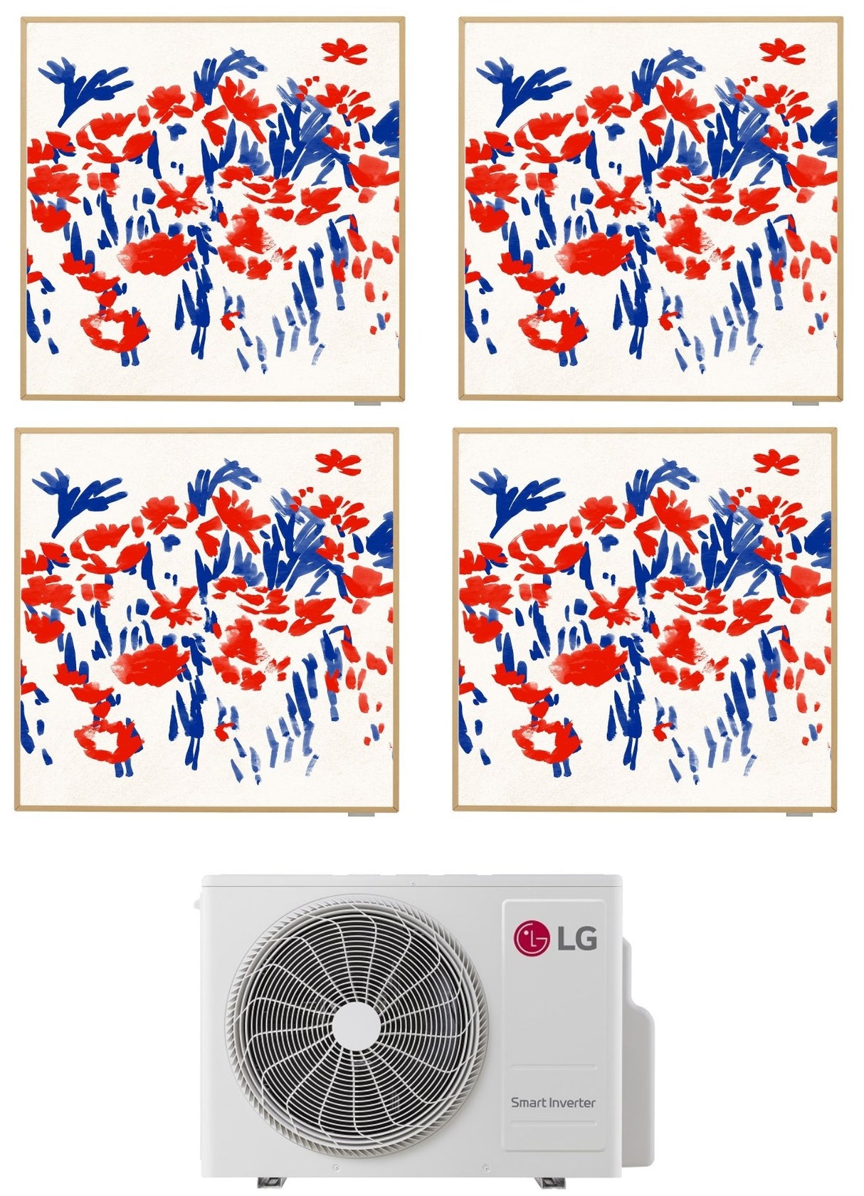 lg condizionatore lg quadri split inverter artcool gallery photo 9999 con mu4r25 r 32 wi fi integrato