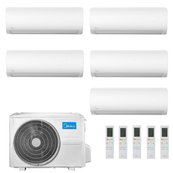 midea condizionatore midea penta split inverter serie xtreme pro green 9000900090001200018000 btu con m5oe 42 r 32 wi fi integrato