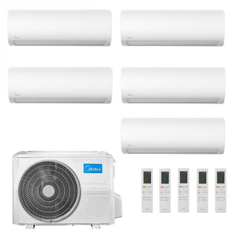 midea condizionatore midea penta split inverter serie xtreme pro green 90009000900090009000 btu con m5oe 42 r 32 wi fi integrato