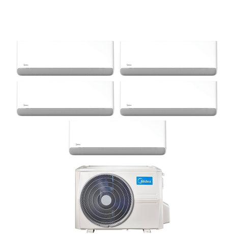 midea condizionatore penta split midea breezeless e 99999 con m5oe 42hfn8 q r 32 wi fi integrato
