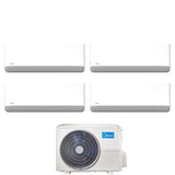 midea condizionatore quadri split midea breezeless e 12121212 con m4o 36fn8 q r 32 wi fi integrato