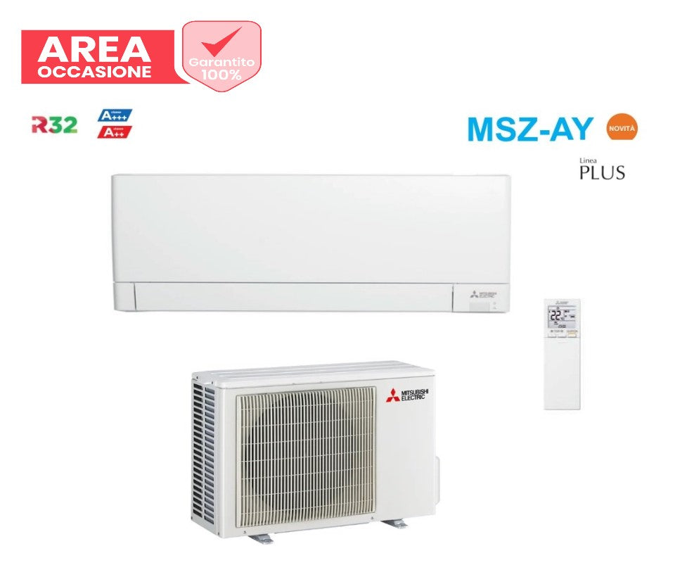 mitsubishi electric area occasioni climatizzatore condizionatore mitsubishi electric inverter linea plus serie msz ay 9000 btu msz ay25vgkp r 32 wi fi integrato aa