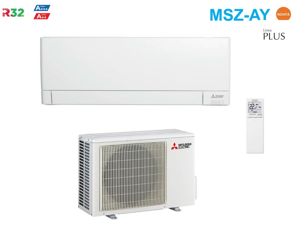 mitsubishi electric climatizzatore condizionatore mitsubishi electric inverter linea plus serie msz ay 7000 btu msz ay20vgkp aa wi fi integrato r 32