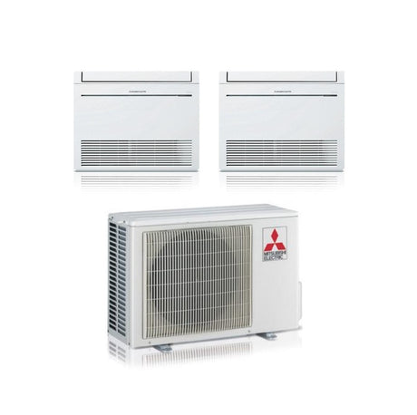 mitsubishi electric condizionatore dual split a pavimento mitsubishi electric 912 con mxz 3f68vf r 32 wi fi optional