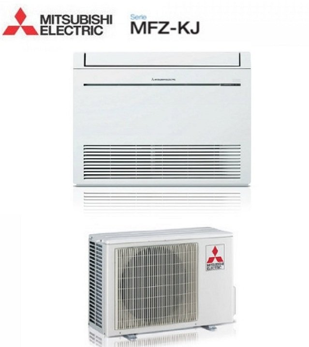 mitsubishi electric inverter pavimento mfz kj50ve 18000 btu