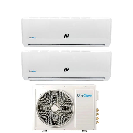 oneclima climatizzatore condizionatore oneclima dual split inverter serie pro 1818 con mlt27x3y24 r 32 wi fi optional 1800018000