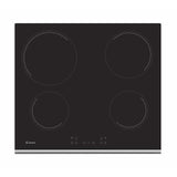 piano cottura elettrico candy ch64xb a 4 fuochi 60 cm vetroceramica nero lxp 59x52 con controlli touch 33801795