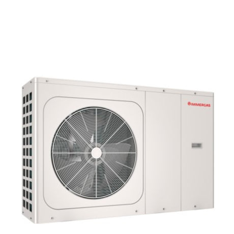 pompa di calore aria acqua inverter immergas magis m14 t r 32 trifase con comando incluso 3.032379