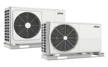 pompa di calore reversibile ferroli omnia m 3.2 6 kw per installazione esterna con compressore dc inverter r 32 wifi comando incluso novita