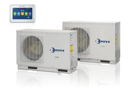 rhoss pompa di calore monoblocco rhoss electa eco thaiti 108 m 8 kw r 32 wi fi integrato con comando touch screen