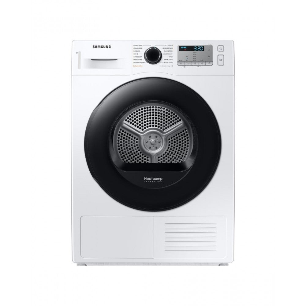 samsung asciugatrice a pompa di calore samsung 8 kg crystal ecodry dv80ta220ah classe a a85xl60xp60 motore digital inverter porta reversibile ean 8806092177529