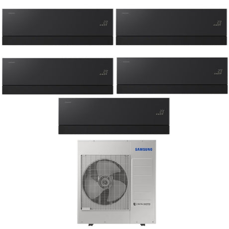 samsung condizionatore penta split samsung windfree premiere black 99121212 con aj100txj5kg r 32 wi fi integrato