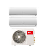 tcl climatizzatore condizionatore tcl dual split inverter serie elite f2 918 con mt1821 r 32 wi fi integrato 900018000