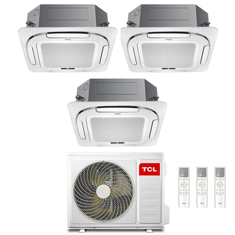 tcl condizionatore a cassetta 4 vie tcl compact trial split 121212 con mt4250 r 32 wi fi optional