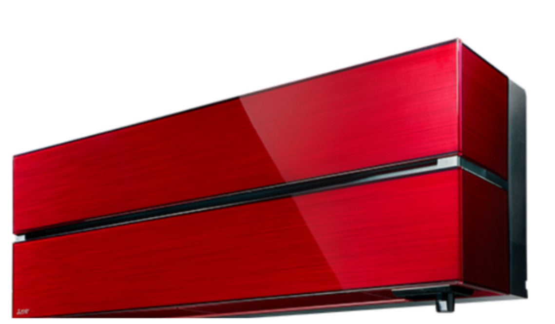 unita interna a parete mitsubishi electric inverter serie kirigamine style 12000 btu msz ln35vgr colore ruby red rosso