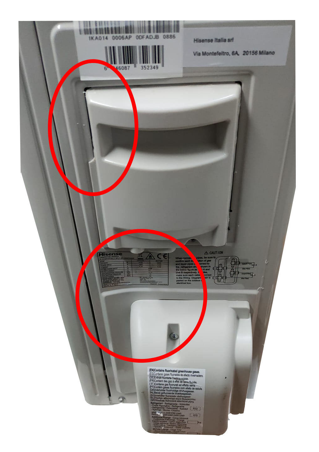 area occasioni climatizzatore condizionatore hisense dual split inverter serie hi comfort 9_9 con 2amw42u4rra r 32 wi fi integrato 9000_9000 novita