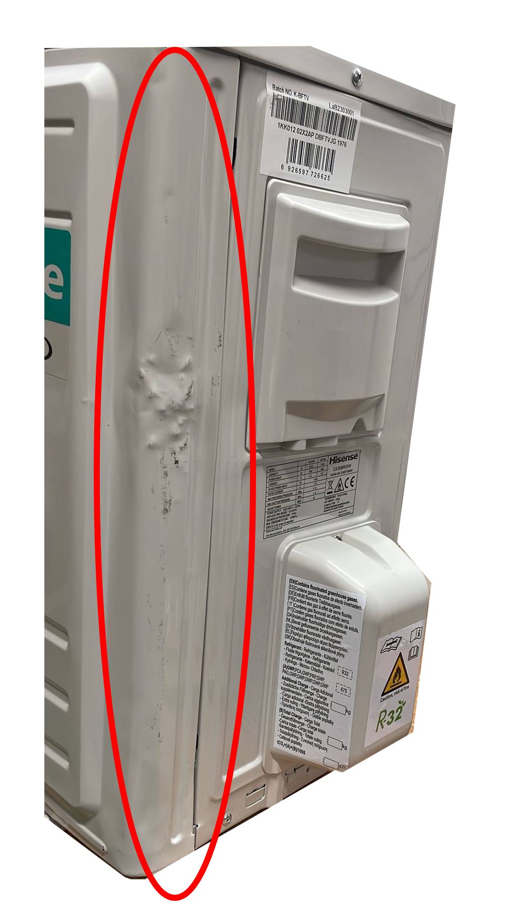 area occasioni climatizzatore condizionatore hisense inverter serie easy smart 12000 btu ca35mr05g + ca35mr05w r 32 wi fi optional classe a++ a+   novita 2023 ao1033