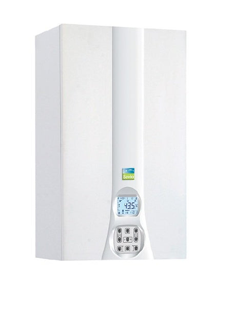 caldaia a gas savio evodens he 30s a condensazione completa di kit per scarico fumi metano new erp