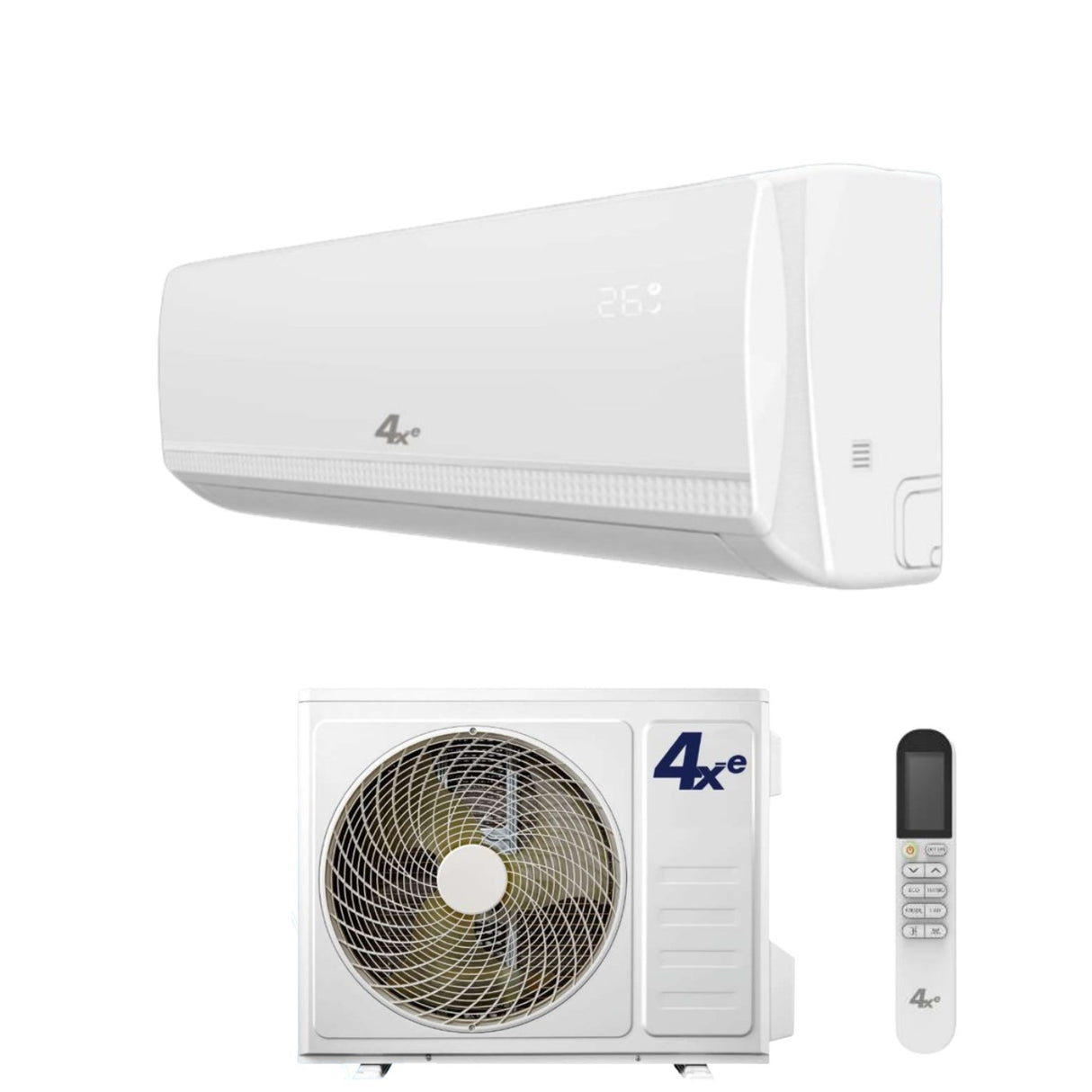 climatizzatore condizionatore 4xe inverter serie winter 18000 btu classe a__ a_ r 32 wi fi optional alexa google home