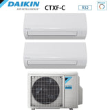 Climatiseur bi-split Daikin Sensira 9+12 avec 3MXF68A R-32 et Wi-Fi intégré