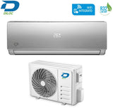 climatizzatore condizionatore diloc inverter serie jessica silver 12000 btu d.jessica 12000slv r 32 wi fi integrato argento classe a__ a___