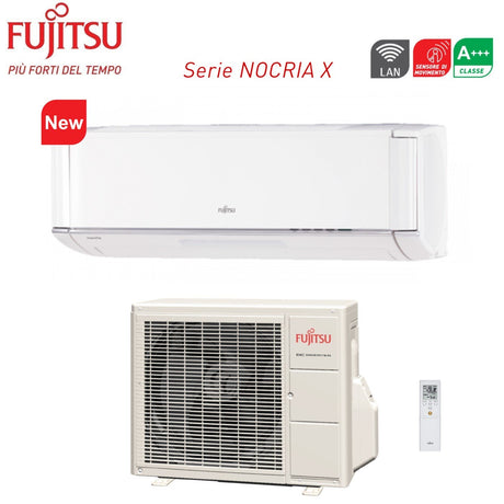 climatizzatore condizionatore fujitsu inverter serie nocria x 12000 btu asyg12kxca r 32 wi fi integrato classe a___ novita