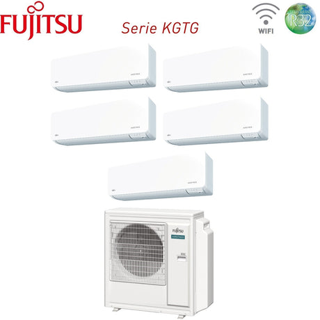climatizzatore condizionatore fujitsu penta split inverter serie kg 9_9_9_12_14 con aoyg36kbta5 r 32 wi fi integrato 9000_9000_9000_12000_14000
