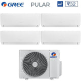 climatizzatore condizionatore gree quadri split inverter serie pular 9_9_12_12 con gwhd 28 nk6lo r 32 wi fi integrato 9000_9000_12000_12000