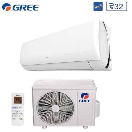 climatizzatore condizionatore green inverter serie muse plus 9000 btu gwh09aga k6dna1a o r 32 wi fi optional a__ a_