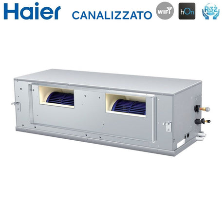 climatizzatore condizionatore haier inverter canalizzato canalizzabile alta prevalenza 48000 btu adh140h1erg monofase r 32 wi fi optional