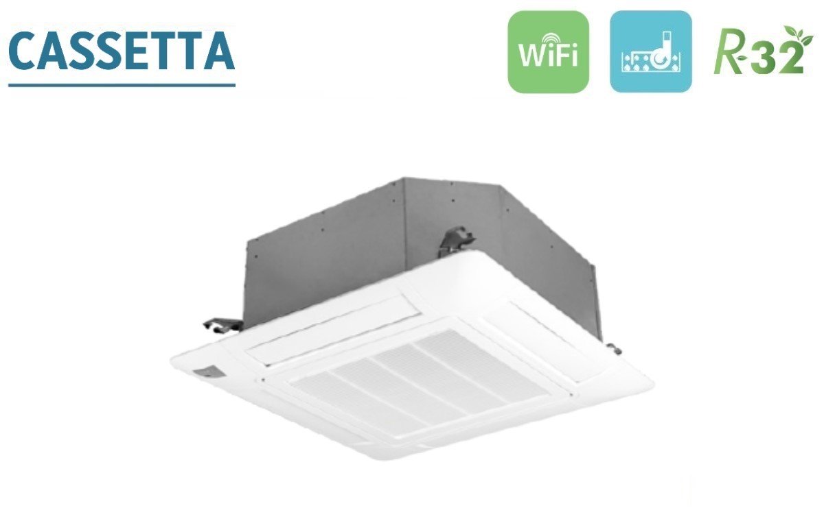 climatizzatore condizionatore hisense a cassetta 60000 btu auc175ur4rhb4 r 32 trifase con telecomando e pannello incluso novita 6113