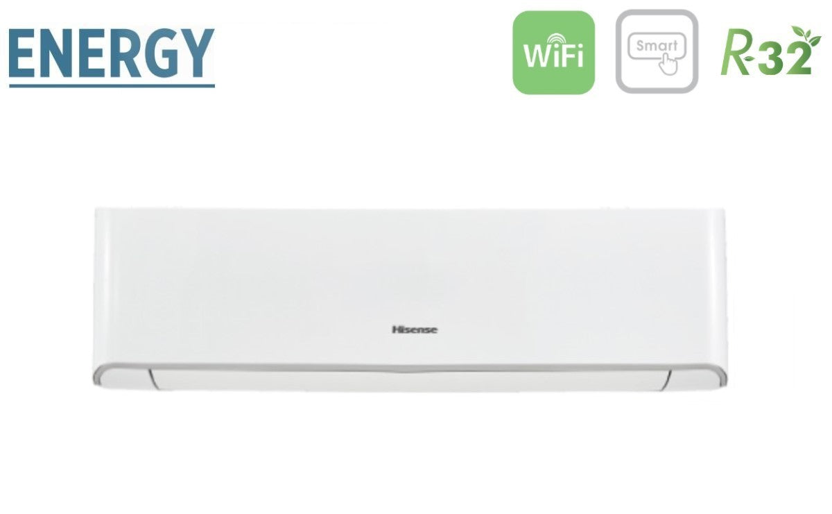 climatizzatore condizionatore hisense trial split inverter serie energy 9_9_12 con 3amw62u4rfa r 32 wi fi integrato 9000_9000_12000