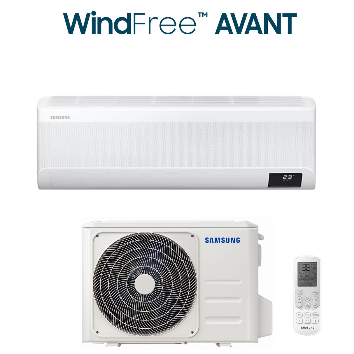 climatizzatore condizionatore inverter serie windfree avant 12000 btu f ar12avt r 32 ar12txeaawk wi fi a__