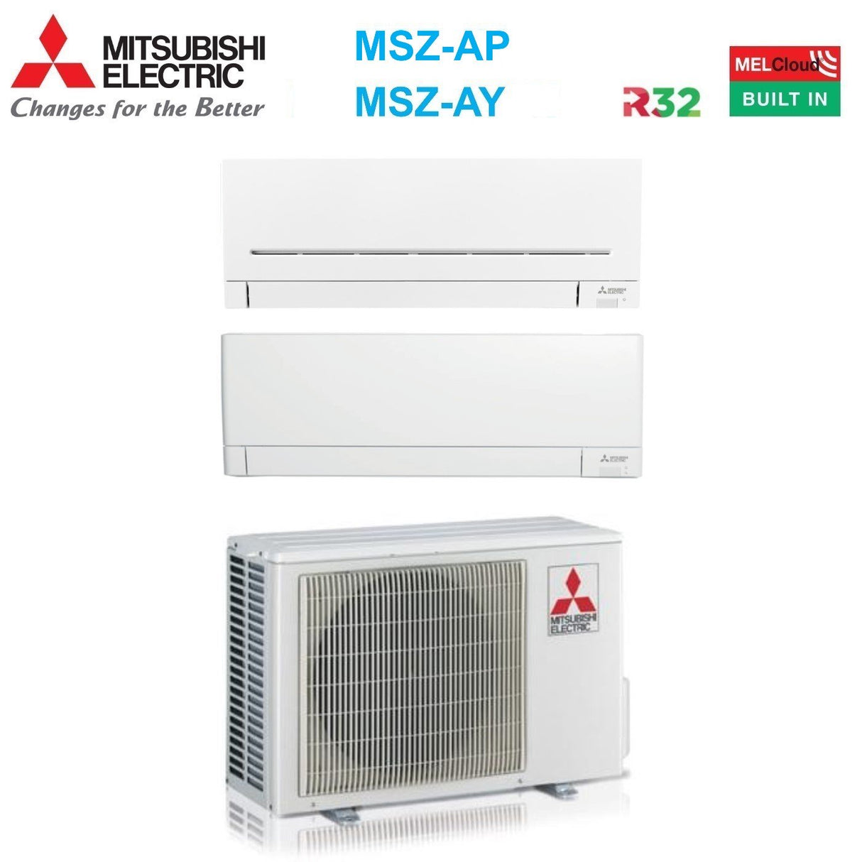 climatizzatore condizionatore mitsubishi electric dual split inverter serie ap vgk 5_18 con mxz 2f53vf2 r 32 wi fi integrato 5000_18000