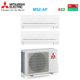 climatizzatore condizionatore mitsubishi electric dual split inverter serie ap vgk 5_7 con mxz 2f33vf2 r 32 wi fi integrato 5000_7000