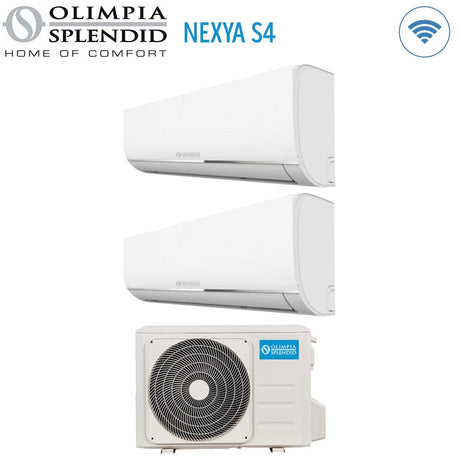 climatizzatore condizionatore olimpia splendid dual split inverter serie nexya s4 9_12 con os cemyh14ei r 32 wi fi integrato 9000_12000 3993