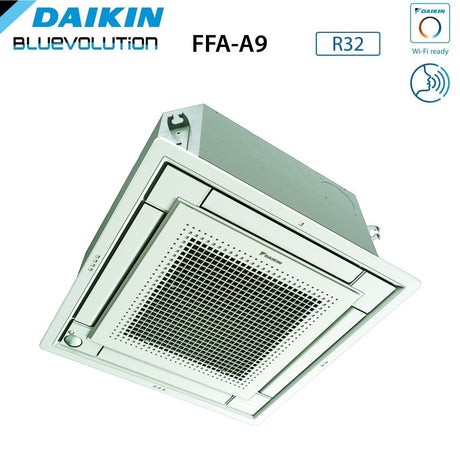 daikin condizionatore daikin bluevolution inverter quadri split a cassetta ffa a 99912 con 4mxm80a r 32 wi fi optional con griglia bianca inclusa 90009000900012000 garanzia italiana