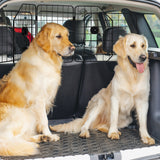 easycomfort easycomfort griglia divisoria auto per cani universale con larghezza regolabile e pieghevole 93 150x42cm nero