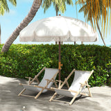 easycomfort easycomfort ombrellone da spiaggia salvaspazio con protezione uv40 e borsa di trasporto grigio chiaro