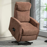 easycomfort easycomfort poltrona relax alzapersona con 8 punti massaggio reclinazione a 135 e 2 telecomandi marrone