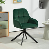 easycomfort easycomfort poltroncina in velluto moderna con seduta girevole braccioli e gambe in acciaio verde
