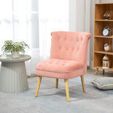 easycomfort easycomfort sedia moderna per soggiorno e sala da pranzo con seduta imbottita e tessuto vellutato 60x66x79 cm rosa