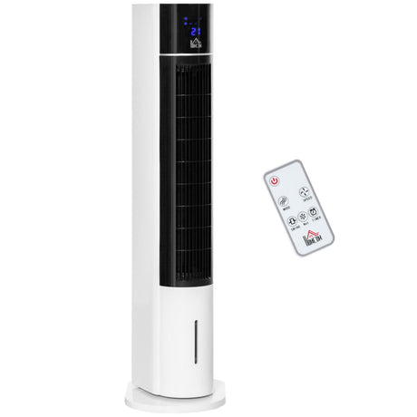 easycomfort ventilatore raffrescatore evaporativo 3 modalita e 3 velocita timer oscillazione e telecomando bianco