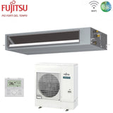 fujitsu condizionatore canalizzato fujitsu kmtap eco 36000 btu arxh36kmtap trifase r 32 wi fi optional con filocomando