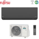 fujitsu condizionatore fujitsu kj black 7000 btu aseh07kjcalb r 32 wi fi integrato