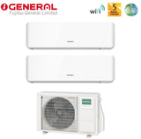 general fujitsu condizionatore dual split general fujitsu standard km 1214 con aohg18kbta2 r 32 wi fi integrato