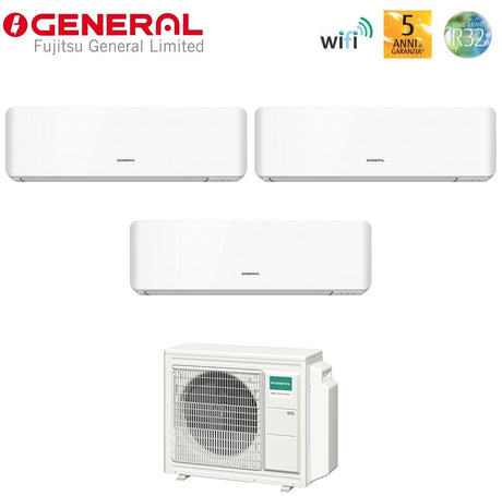 general fujitsu condizionatore trial split general fujitsu standard km 91214 con aohg24kbta3 r 32 wi fi integrato