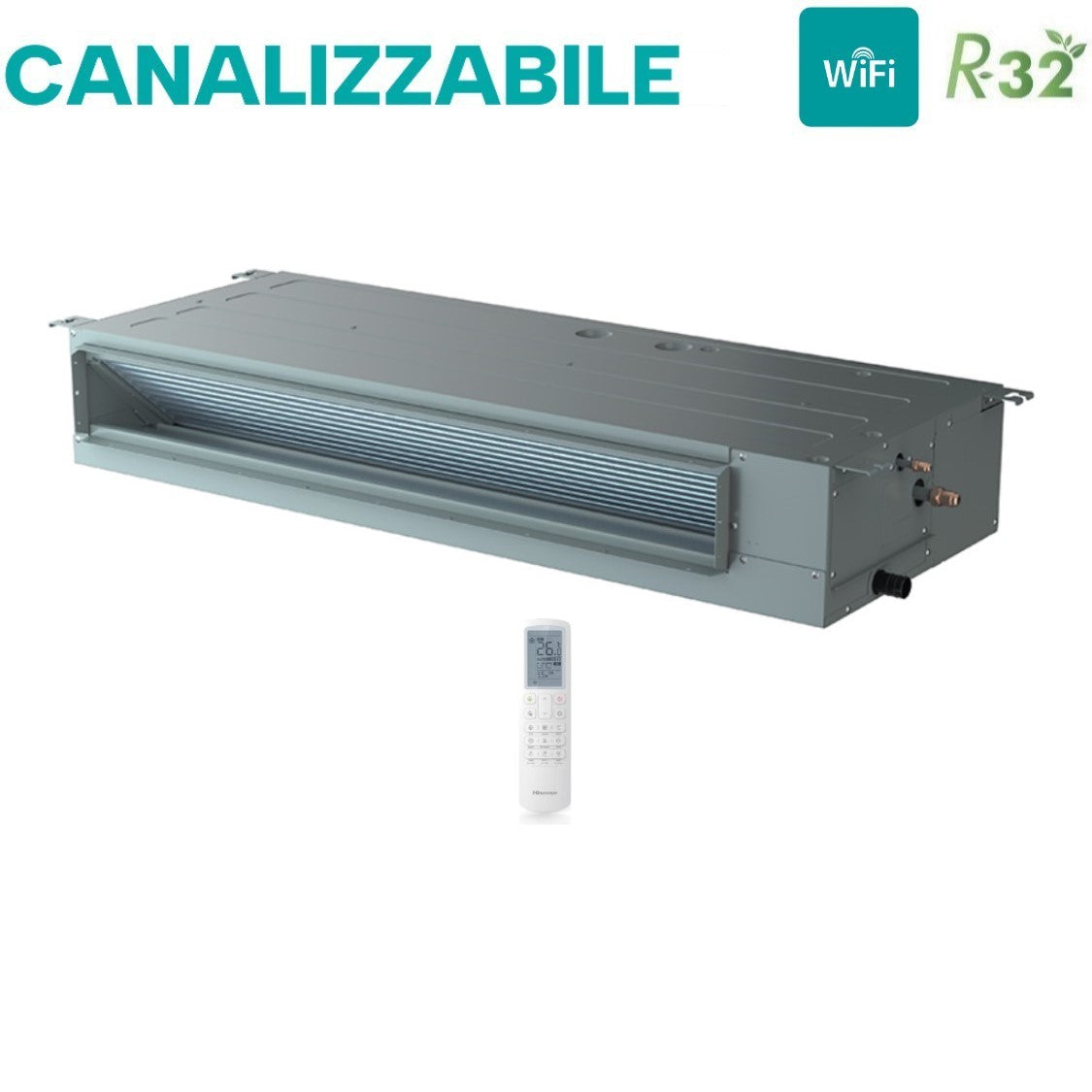 hisense area occasioni 2569 unita interna canalizzato canalizzabile hisense 12000 btu adt35ux4rbl8 r 32 wi fi optional con telecomando di serie