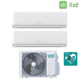 hisense climatizzatore condizionatore hisense dual split inverter serie ecosense 99 con 2amw35u4rgc r 32 wi fi integrato 90009000